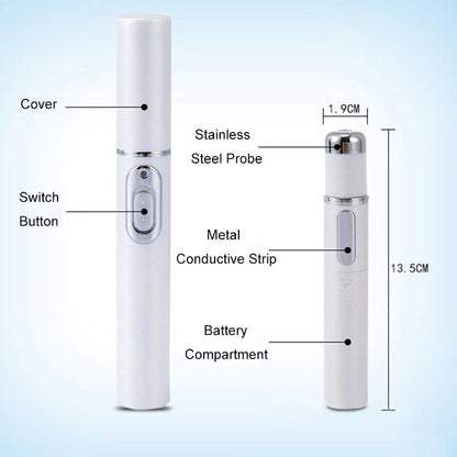 Advanced 415nm Blue Light Photon Therapy Pen – BIO Microcurrent Pore Refiner & Skin Calming Device