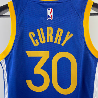 Golden State Warriors CURRY #30 Blue Kids NBA Jersey